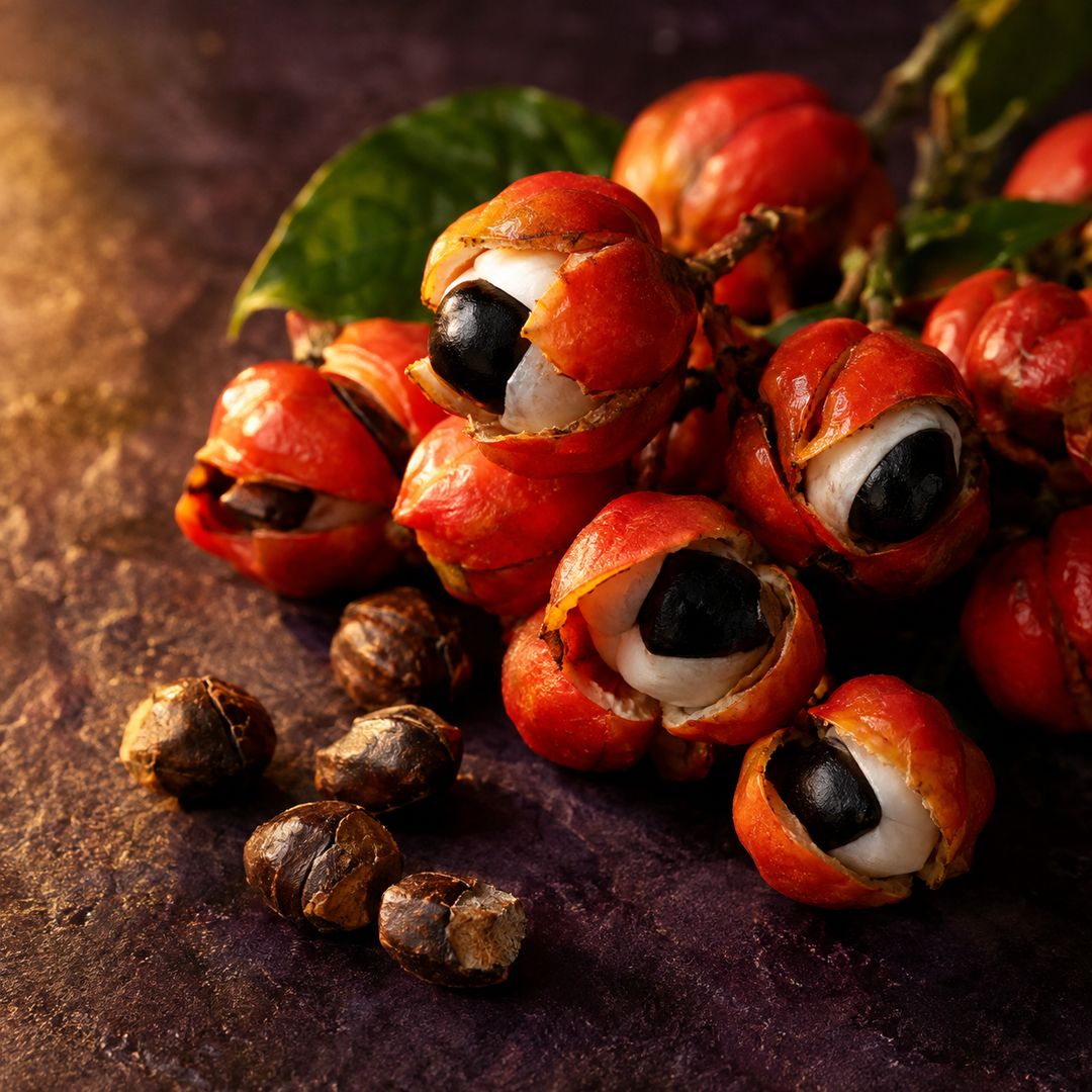 Buah dan biji guarana